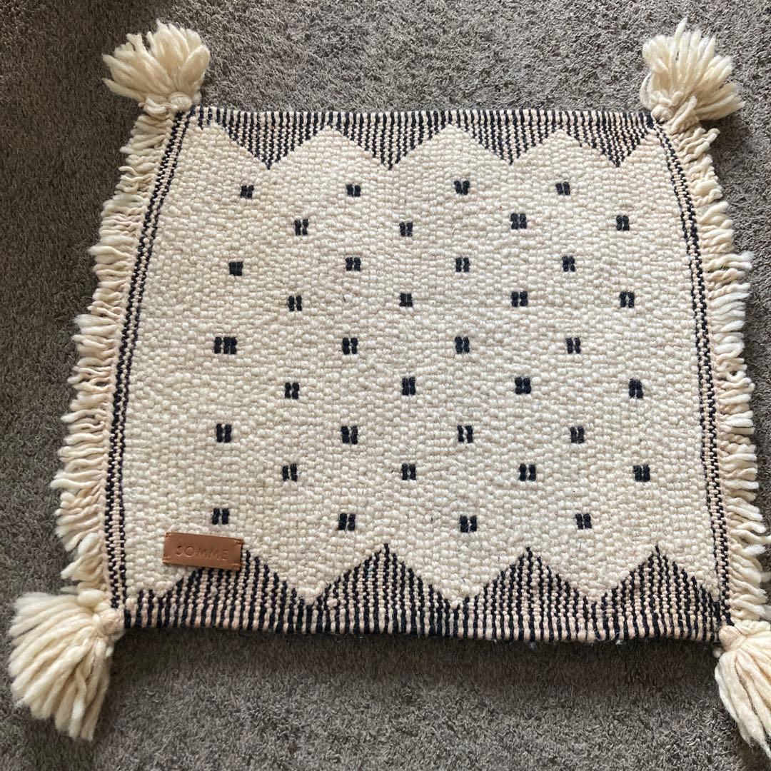 SOMME ベニワレン ラグ 椅子敷き