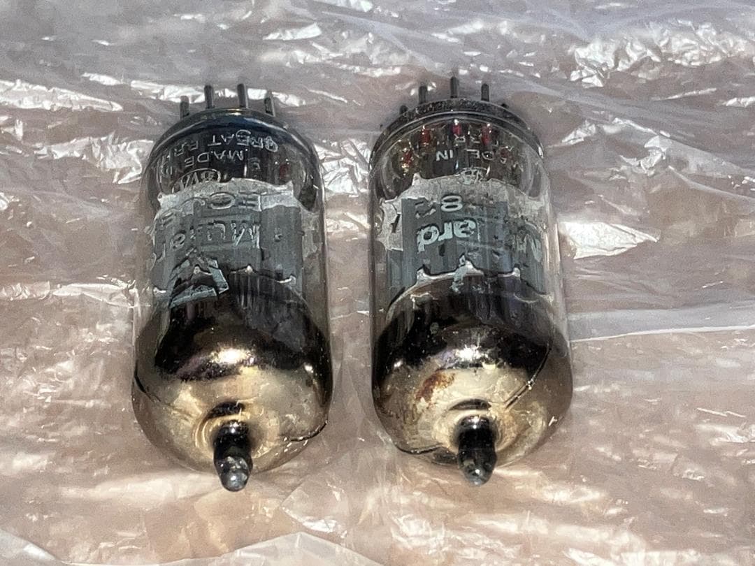 真空管 2本 ムラード ECC82 12AU7 BVA ブリマー 新品？未使用？ - メルカリ
