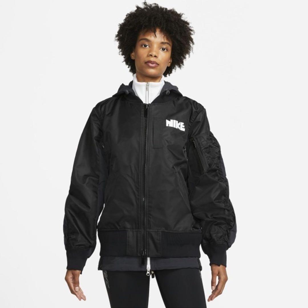 新品 NIKE × sacai ドッキング ボンバージャケット MA-1 - メルカリ