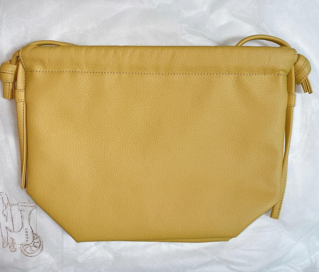 未使用】コブクロ 九月八日 ドローストリングバッグ グレー 巾着バッグ