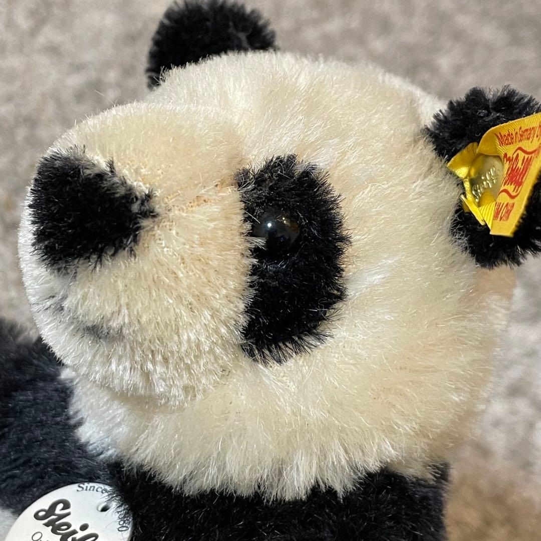 中古 シュタイフ ポニー パンダ EAN060182 Steiff シュタイフ - メルカリ