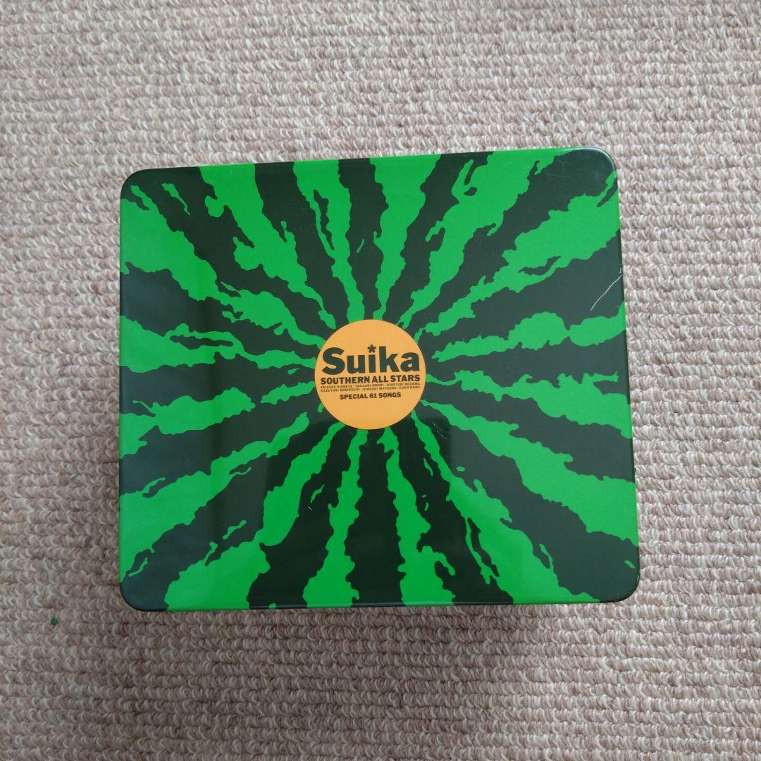 サザンsuika 初回限定版　缶　パンツ付き サザンオールスターズ 初回限定CD Suika すいか 帯 付属品全て揃い