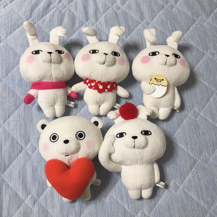 非売品！11点セット】ヨッシースタンプ ぬいぐるみ うさぎさん くま