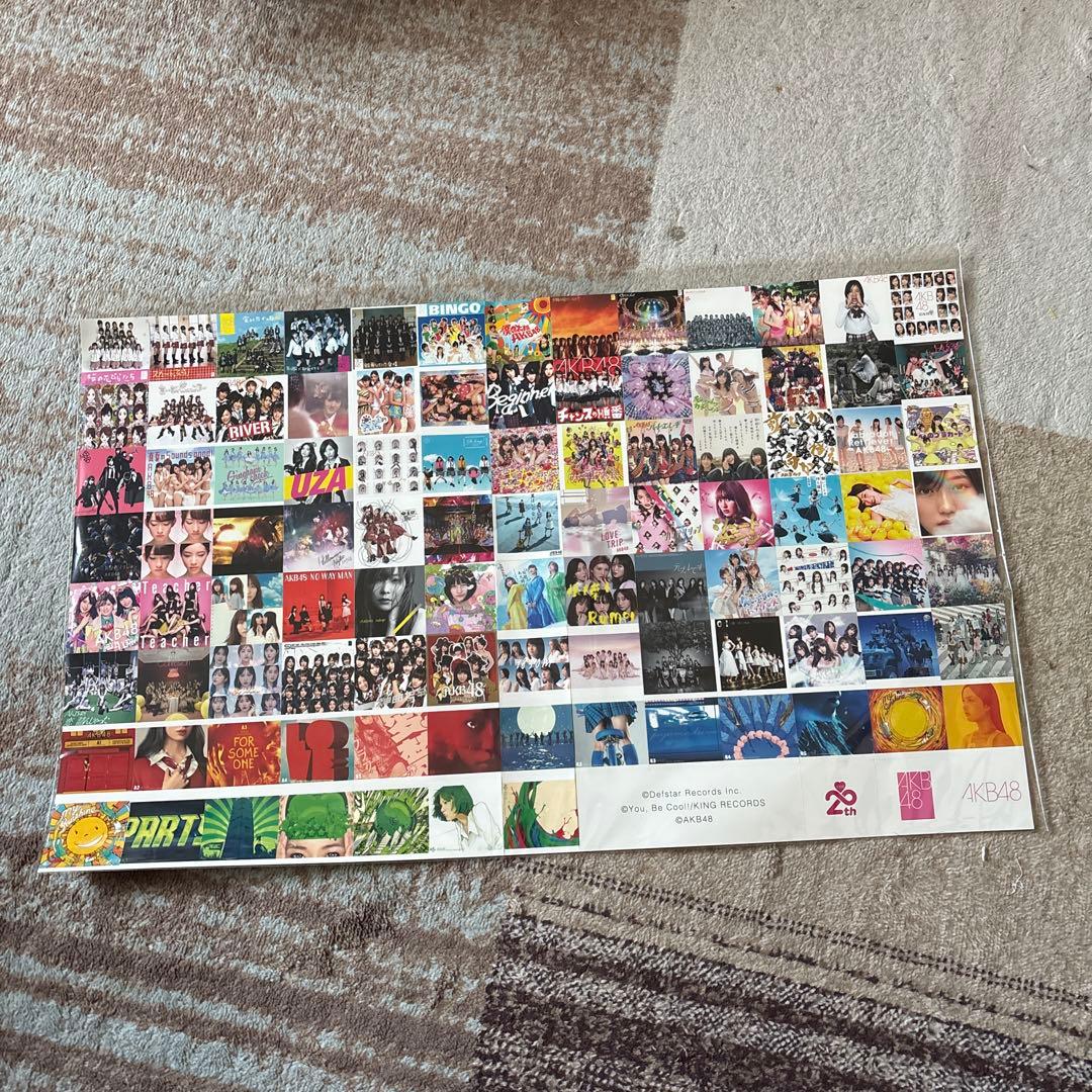 AKB48 ジャケット写真 98カットステッカーシート - メルカリ