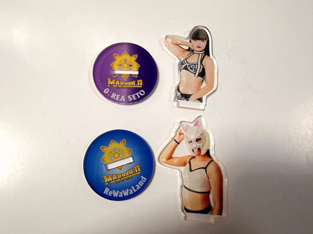 女子プロレス マリーゴールド アクリルスタンド 瀬戸レア アクスタ 2種