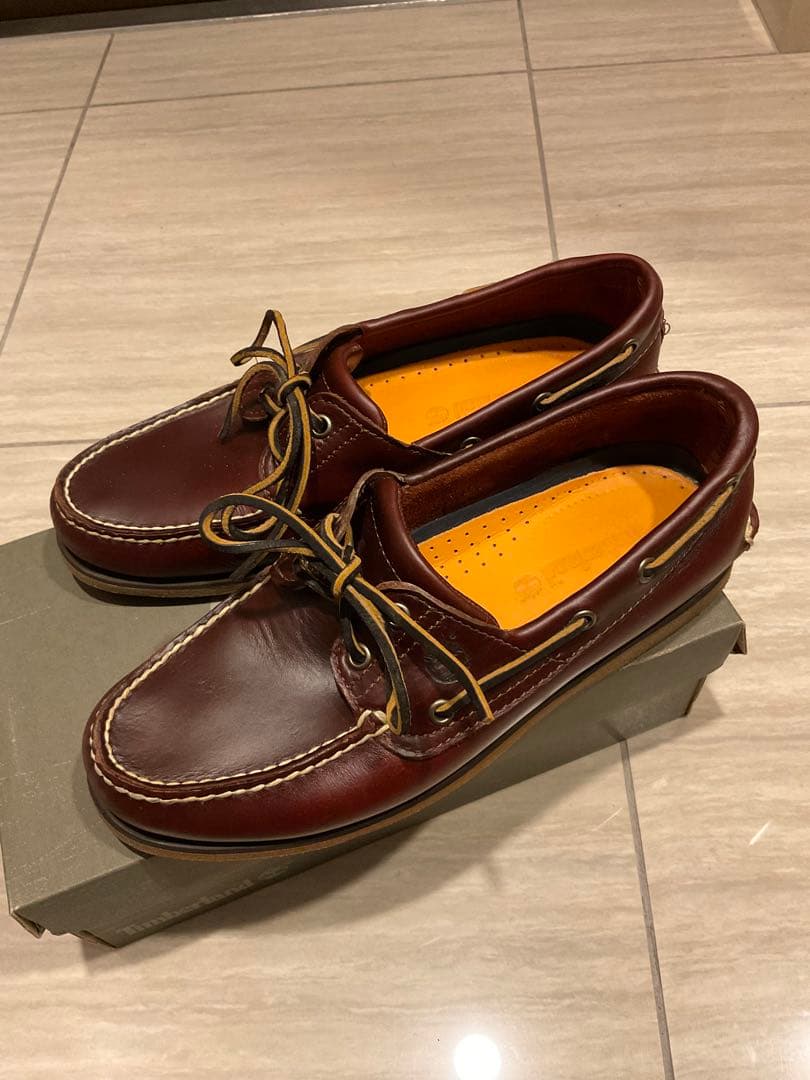 Timberland ブラウン デッキシューズ　TB025077 Timberland（ティンバーランド） デッキシューズ EK メンズ 2EYE BOAT