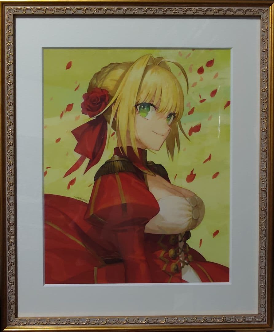【3日まで値下げ】ワダアルコ展 Fate アナログ複製画 　ネロ・クラウディウス 3日まで値下げ】ワダアルコ展 Fate アナログ複製画 ネロ
