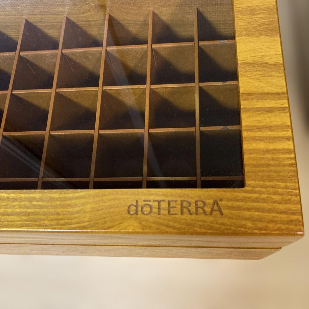 doTERRA ドテラ ウッドボックス 小窓 木箱 50本収納 ケース - メルカリ