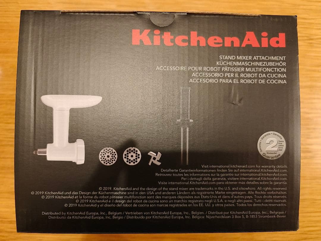 KitchenAid スタンドミキサー 9KSM160FGA 4.8L レッド