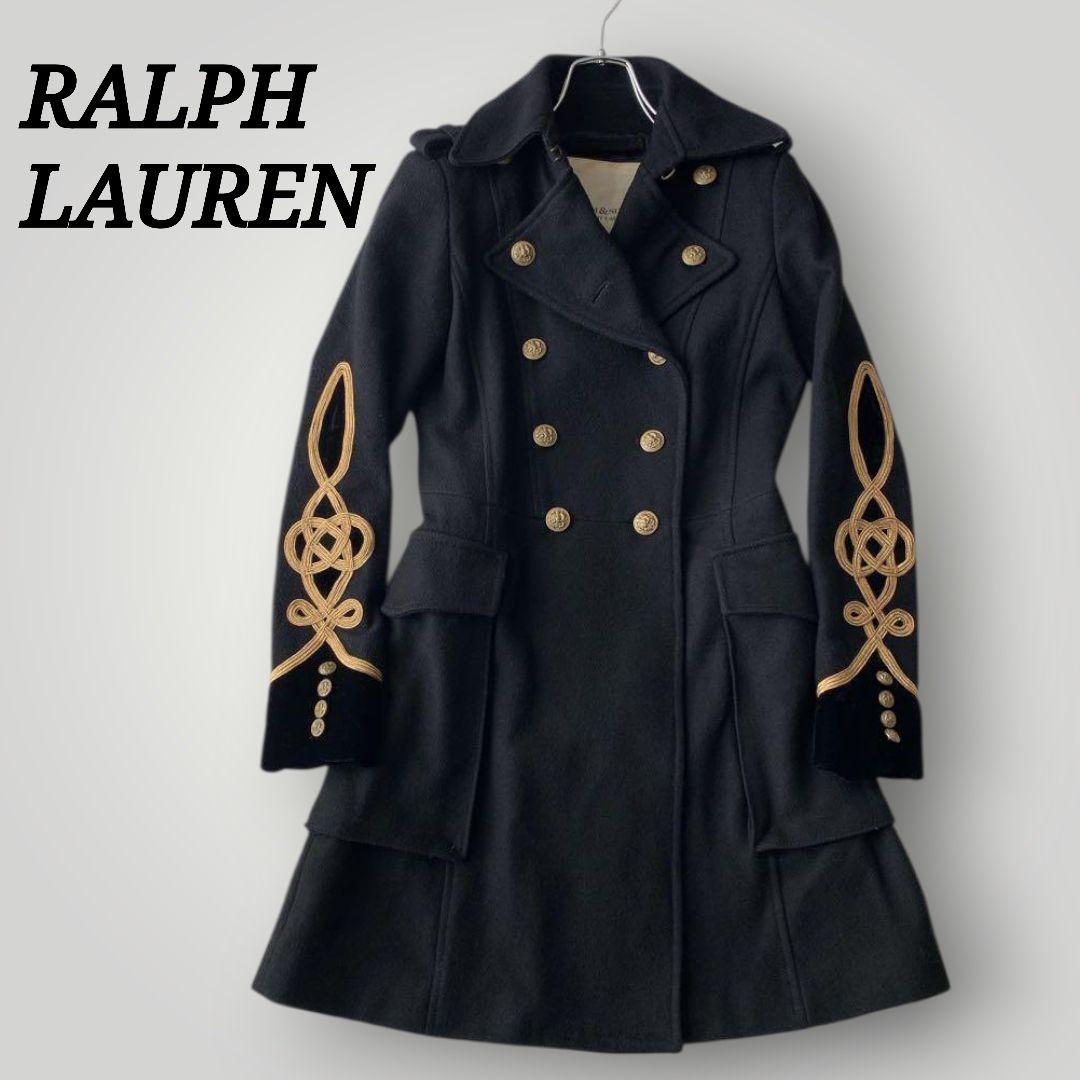 超希少 ラルフローレン ナポレオン コート 袖刺繍 金ボタン - メルカリ