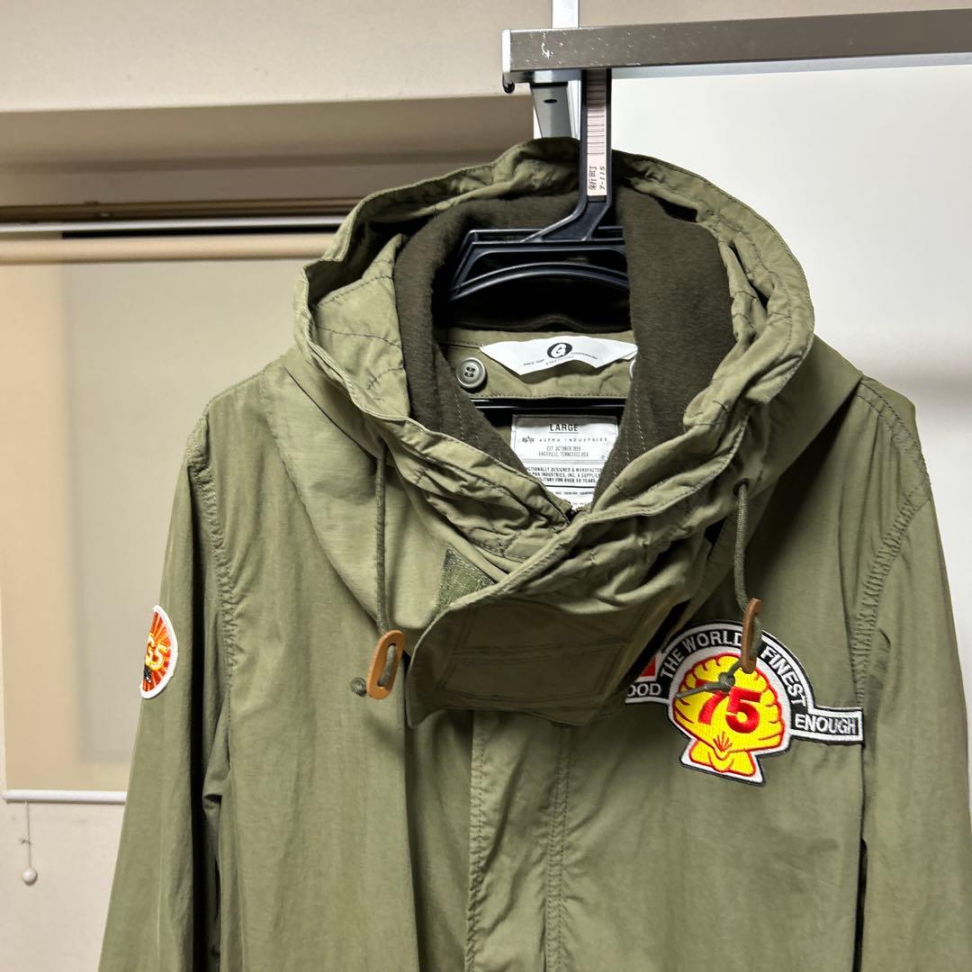 GOODENOUGH グッドイナフ モッズコート フード - メルカリ