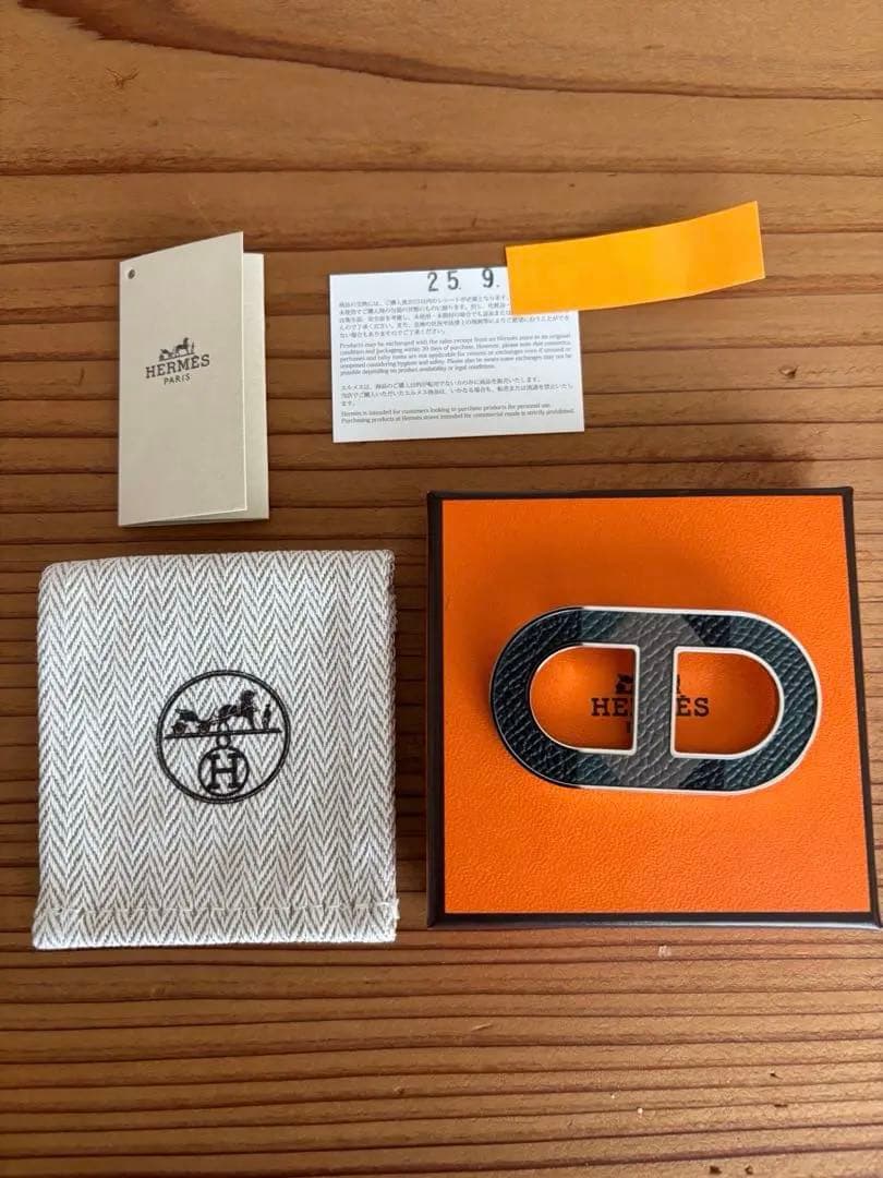 新品HERMES ブローチ 《シェーヌ・ダンクル》 マルチカラー