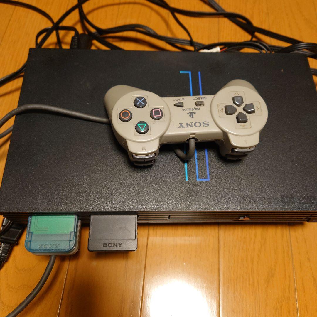 ジャンク プレステ2 メモリーカード2つ コントローラー1つ - メルカリ