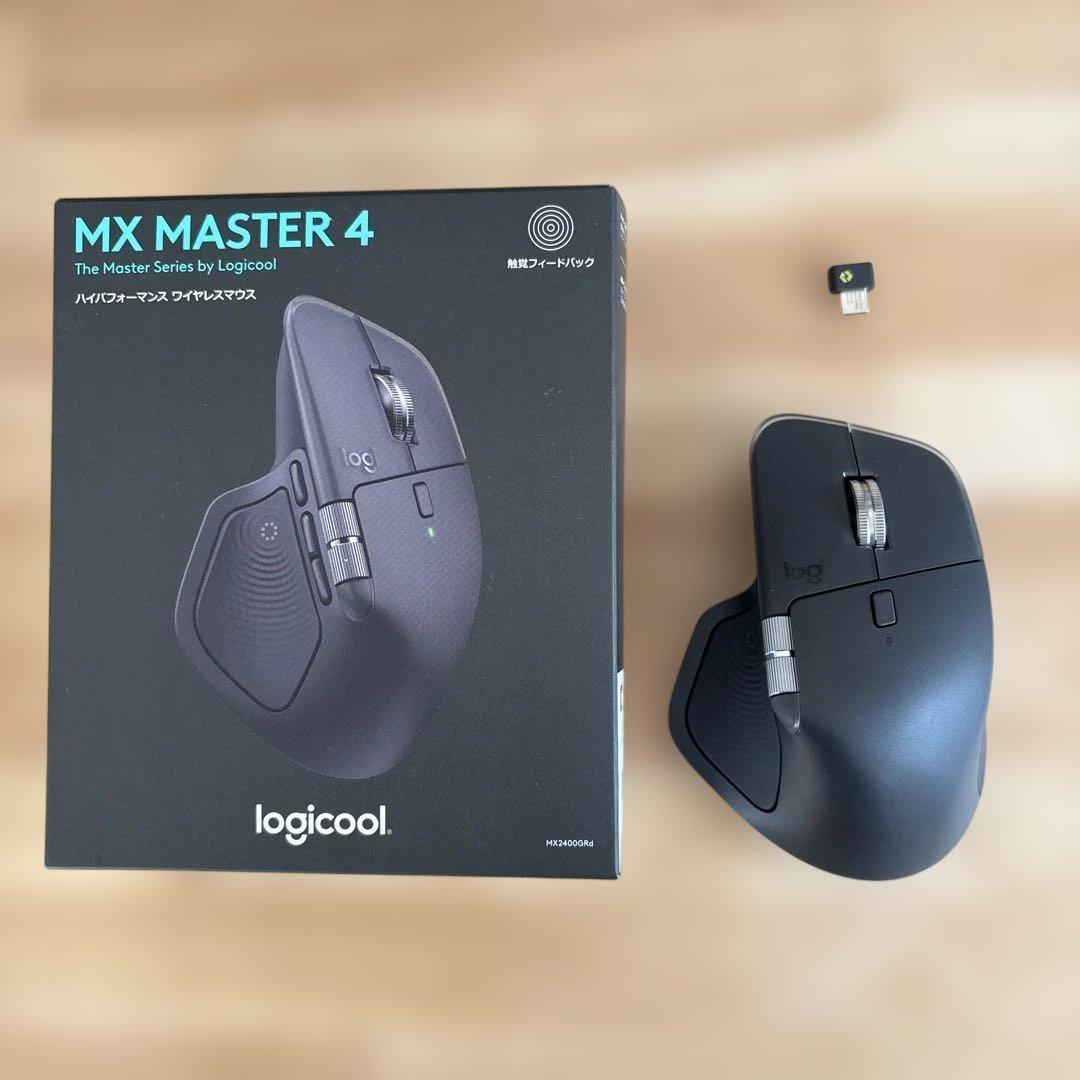 三*パ様 MX MASTER 4 Logitech MX Master 4 Adobe Edition Wireless Laser Ergonomic Mouse