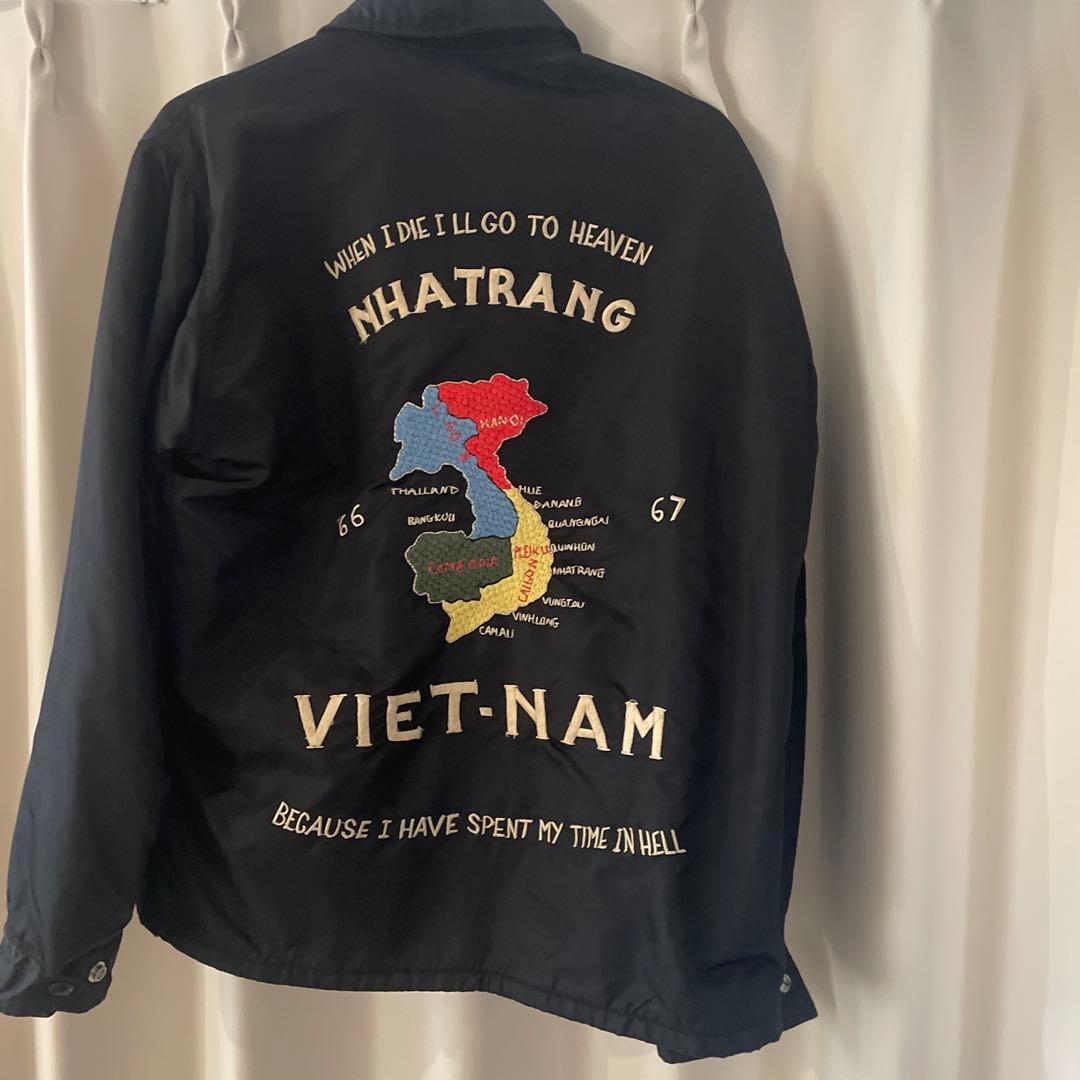 テーラー東洋 × BEAMS】別注 コーチ ジャケット ベトジャン 地図 刺繍