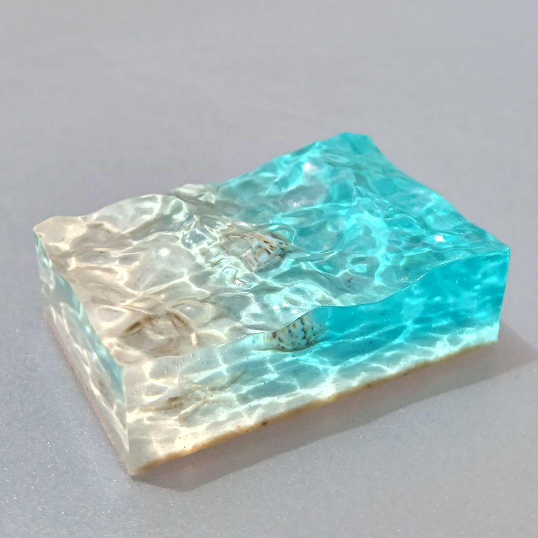 海のかけら No.2258 】エポキシレジン オーシャンアート レジンアート