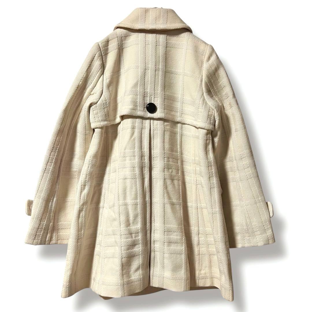 美品❤️シャドーチェック❤️バーバリーブルーレーベル コート A