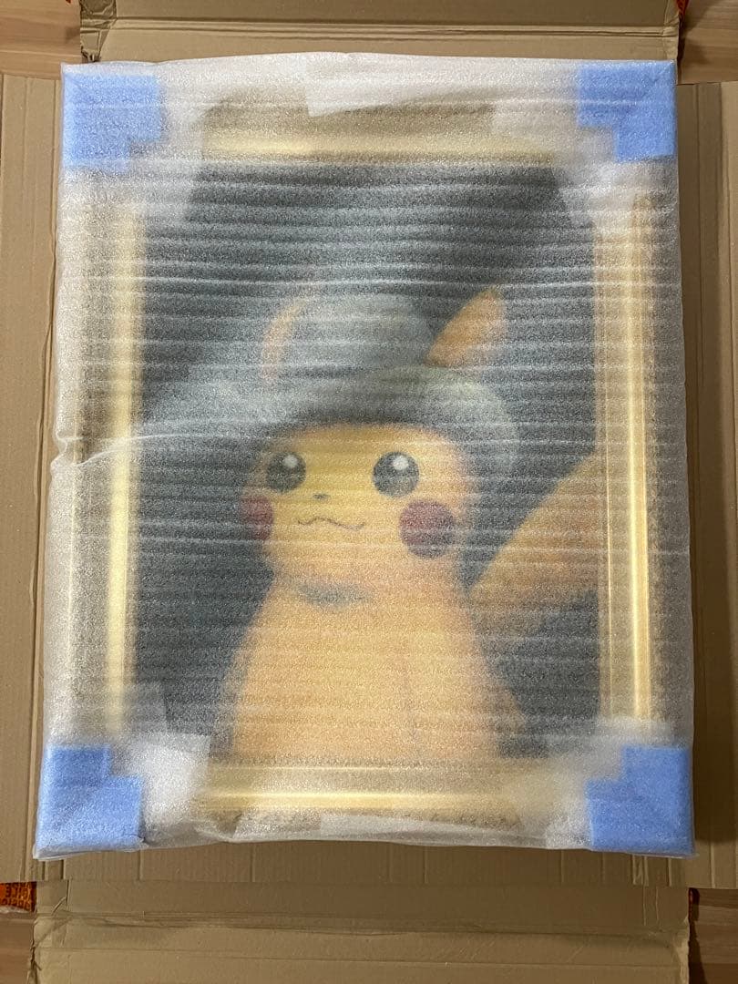 ゴッホピカチュウ Mサイズ 金枠 - メルカリ