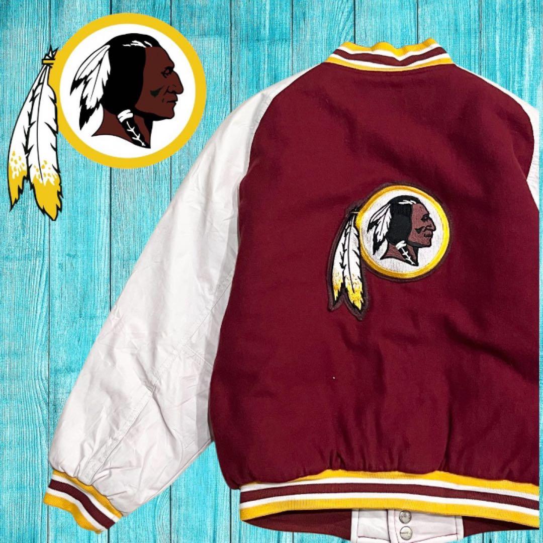 訳あり格安 Reebok NFL ワシントン・レッドスキンズ スタジャン S