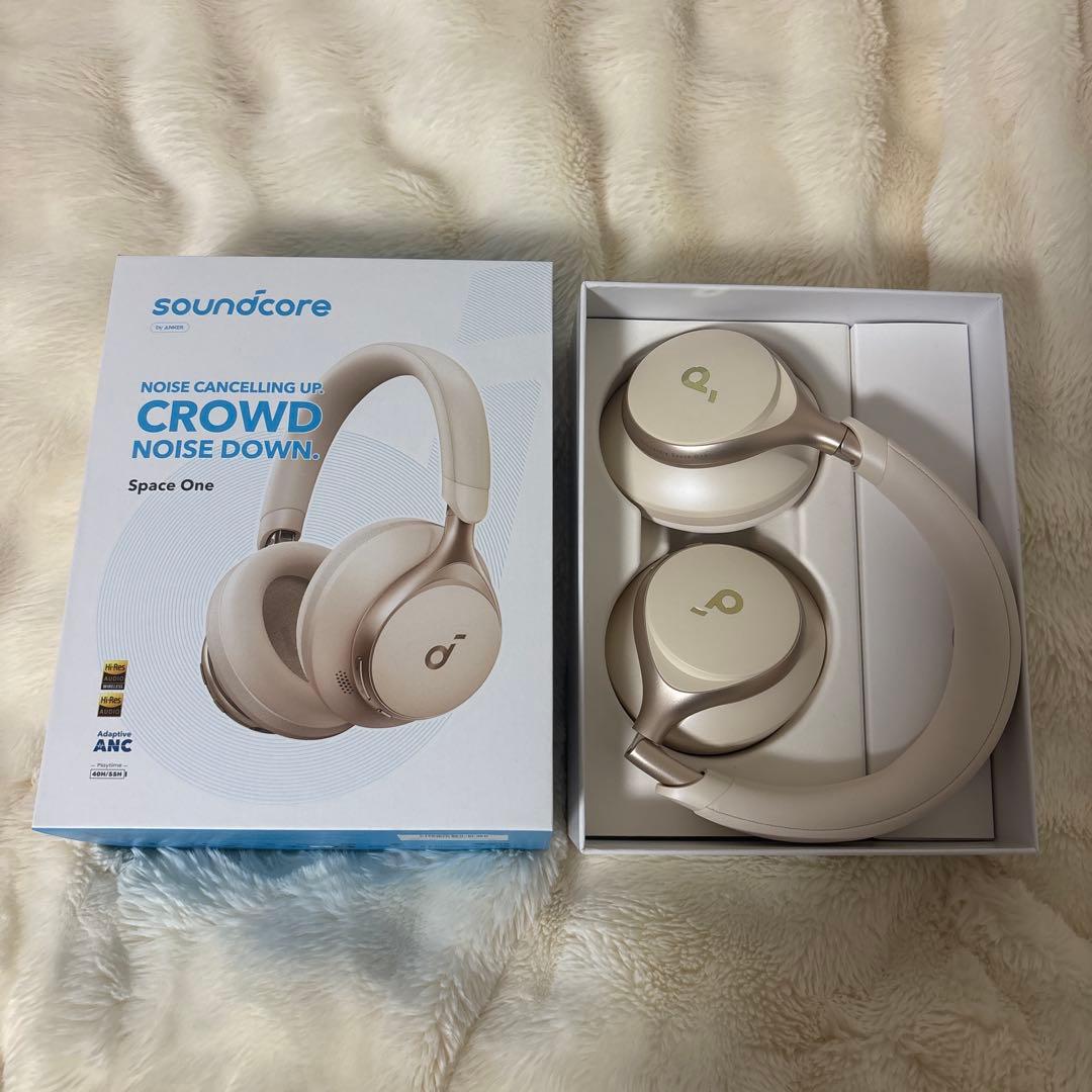 【soundcore Space One】ワイヤレスヘッドホン 箱付き Soundcore Space One | ヘッドホンの製品情報 | Anker Japan 公式