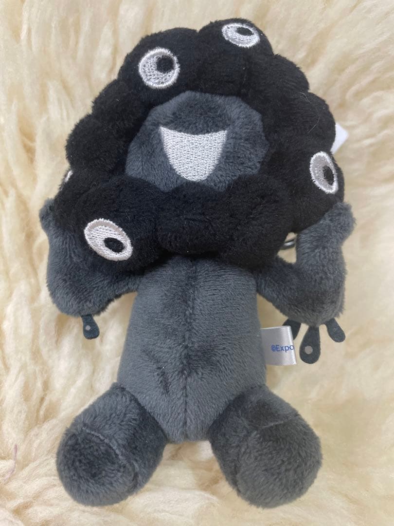 黒ミャクミャク ぬいぐるみ 大阪関西万博会場限定 マスコット 座り