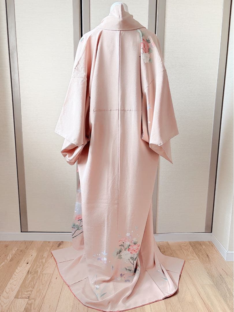 新品 訪問着 作家物 フルセット 裄66 加賀友禅 卒業式 入学式 M 伊達襟