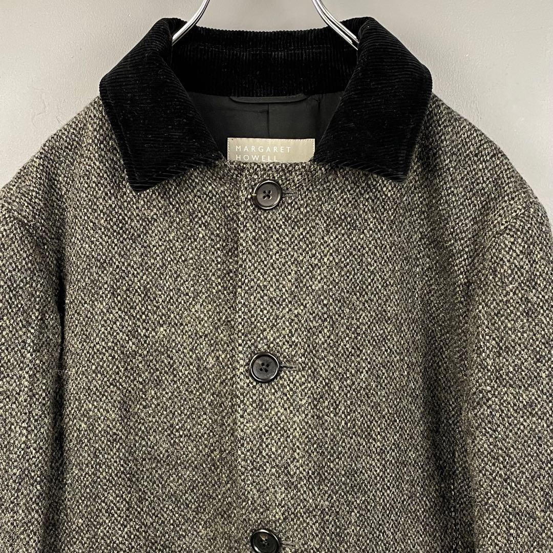 美USED 日本製 マーガレットハウエル×ハリスツイード ウールジャケット