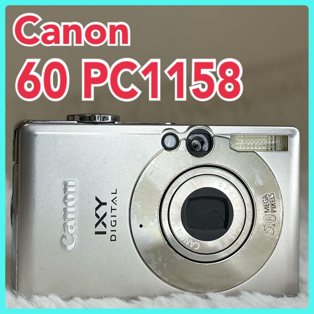 Canon カメラ　IXY 60 PC1158 充電器 コンデジ　動作品 Canon IXY Digital 60 デジカメ 充電器 バッテリー SDカード ケーブル