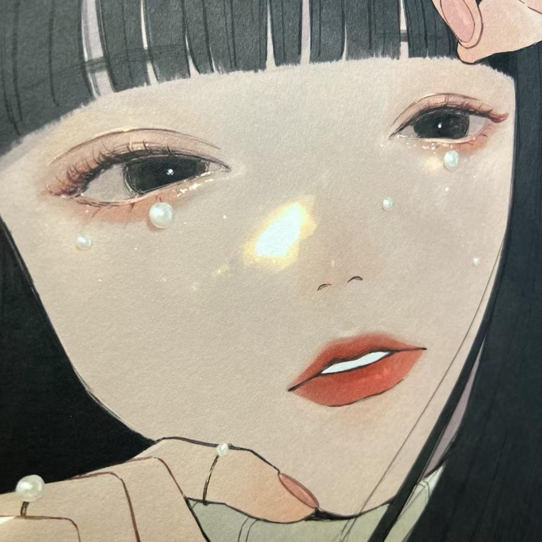 凪 イラスト「秋津」ジークレー画 絵画 サイン入り