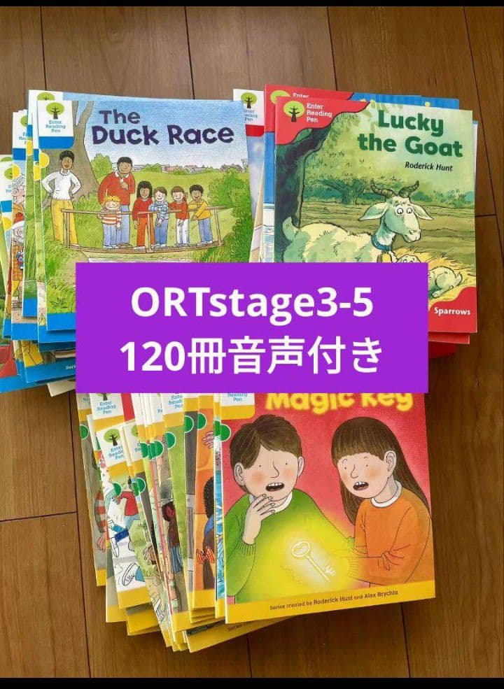 Oxford Reading Tree Stage3-5英語絵本120 冊ORT ORT Stage3-5 オックスフォード MaiyaPen対応 英語絵本120冊 絵辞書