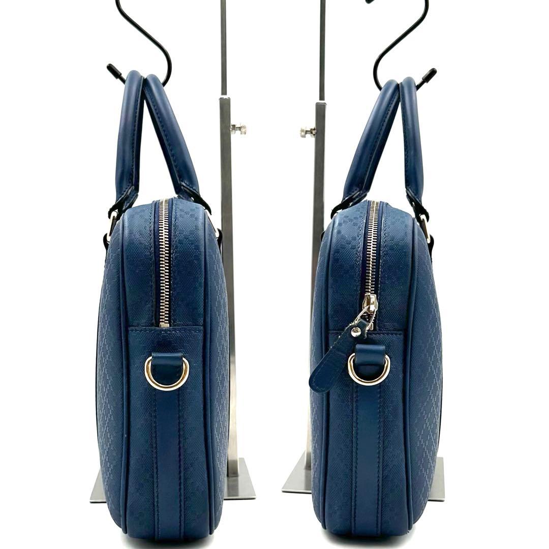 《極美品》GUCCI ディアマンテ メンズ ビジネスバッグ ブリーフケース A4