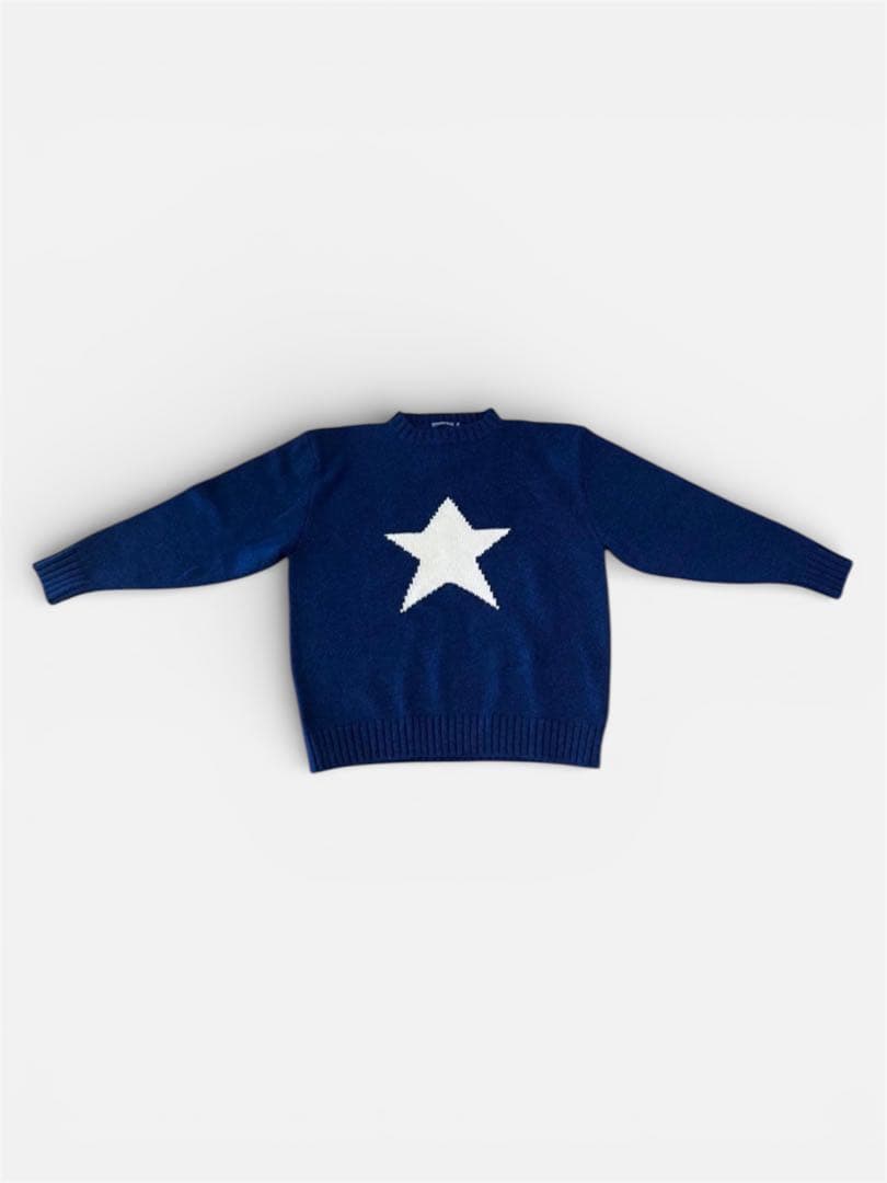 THREEFACE スターニット ネイビー スリーフェイス XL - メルカリ