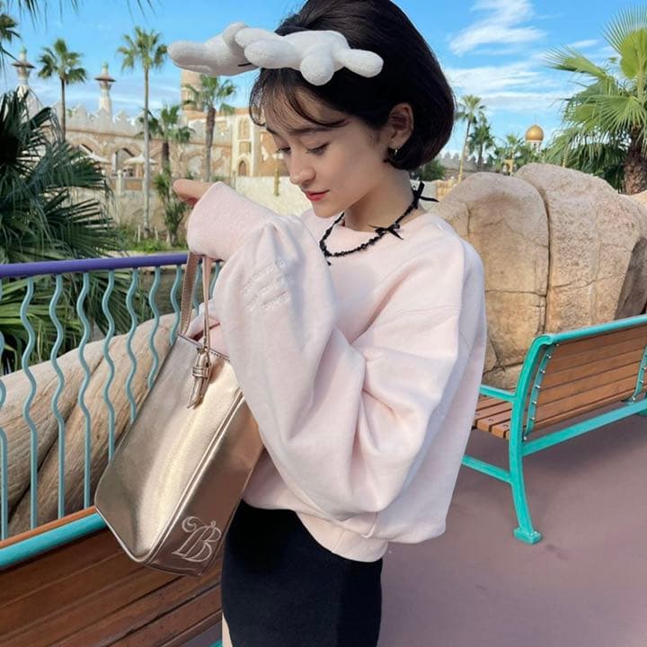 Bibiy. スウェット トレーナー B.GIRLS TOP ピンク - メルカリ