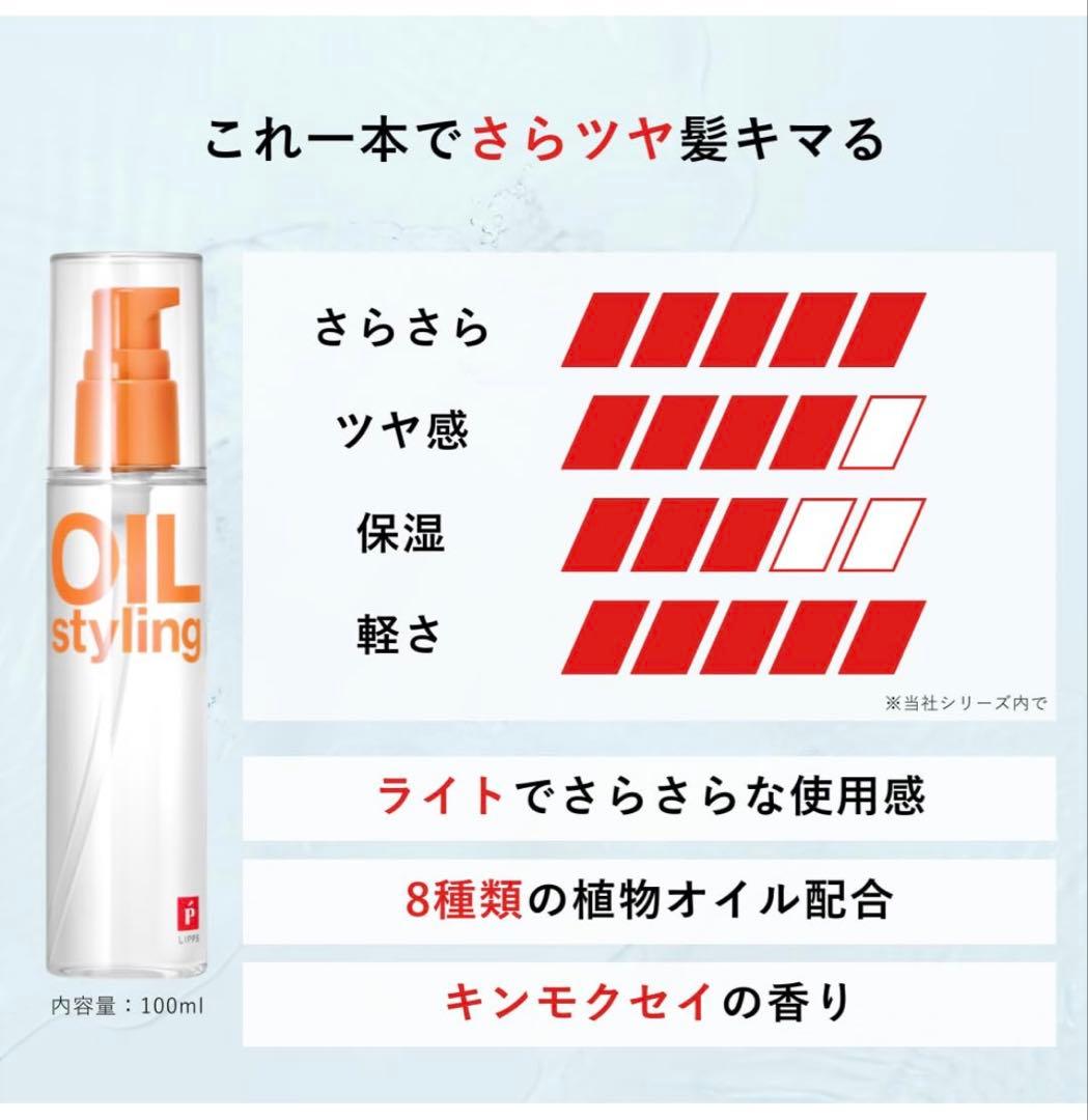 LIPPS（リップス） ヘアオイル キンモクセイ 100g 5本セット