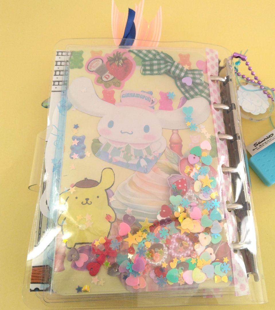 おすそ分けファイル シナモンロール サンリオ A7 バインダー メモ