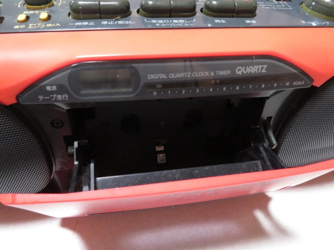 SANYO U4-S12 赤 ラジカセ ジャンク
