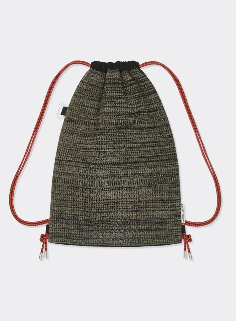 KNITLY ネットロープ ニット バックパック　バッグ MUSINSA公式 | KNITLY ネットロープニットバックパック_チャコールネイビー