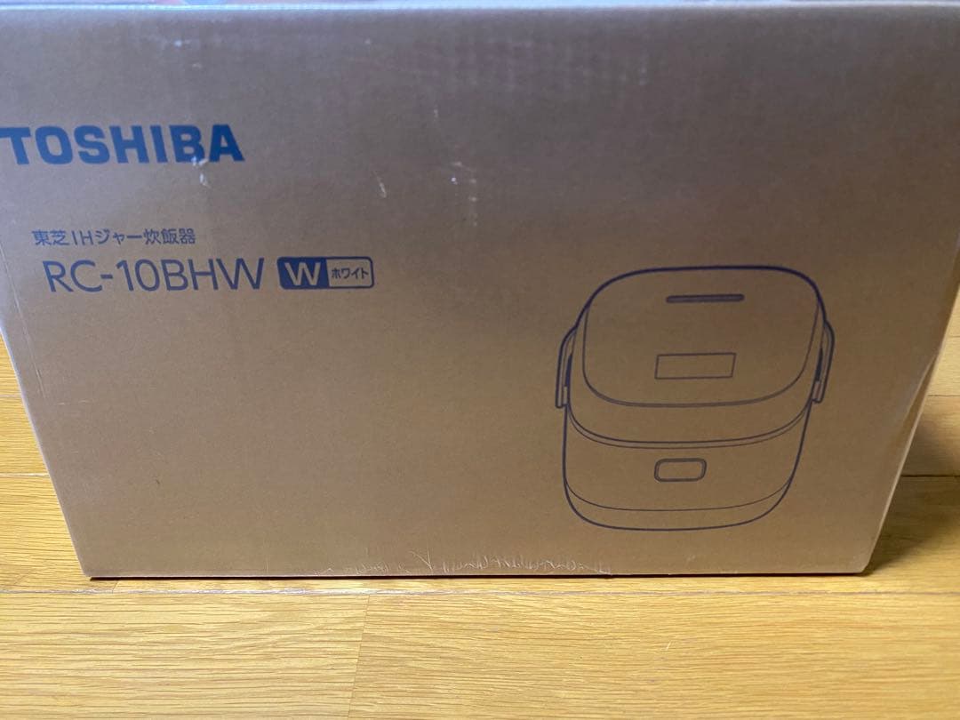 TOSHIBA IHジャー炊飯器 RC-10BHW ホワイト　2025年製 炊飯ジャー ホワイト RC-10BHW(W) [5.5合 /IH] 東芝｜TOSHIBA 通販