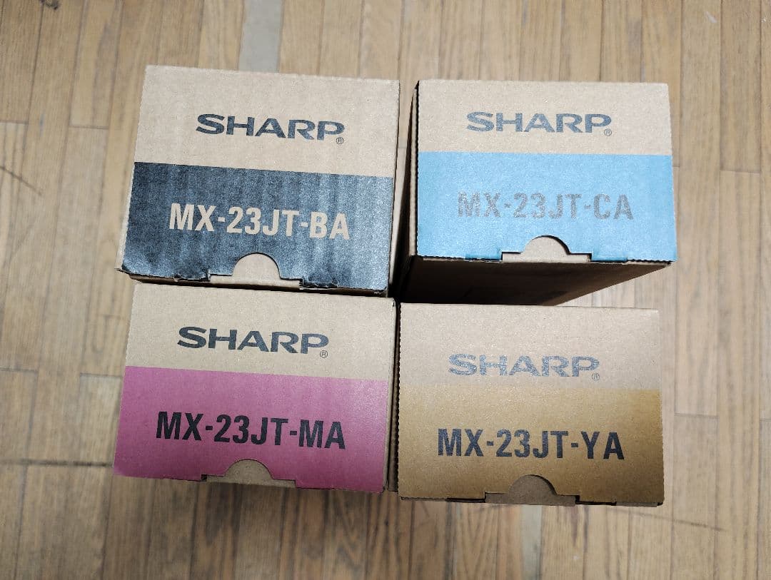 新品(純正品)×4色セット☆ SHARP トナーカートリッジ MX-23JT - メルカリ