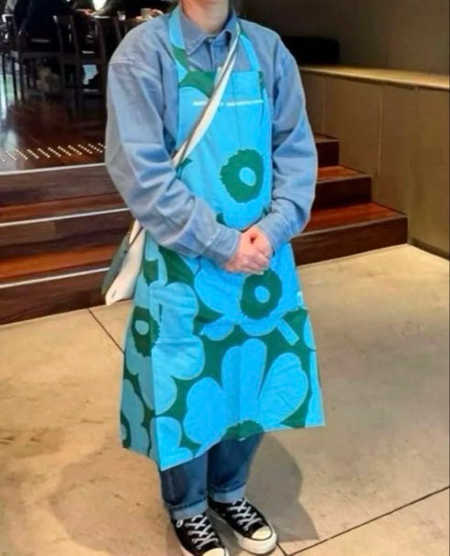 ☺︎新品未使用 マリメッコ×ブルーボトルコーヒー コラボ エプロン