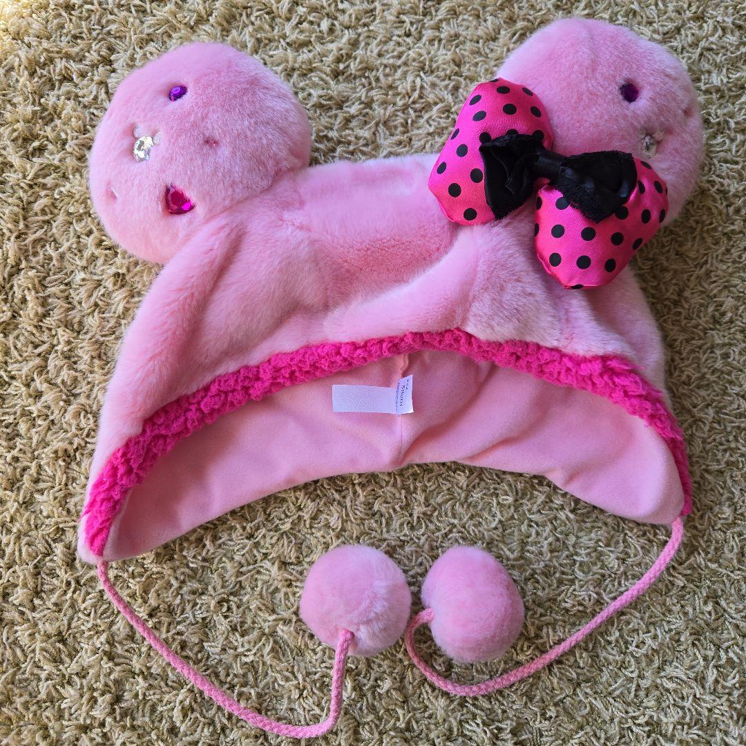 ディズニー ファンキャップ ミニー ピンク - メルカリ