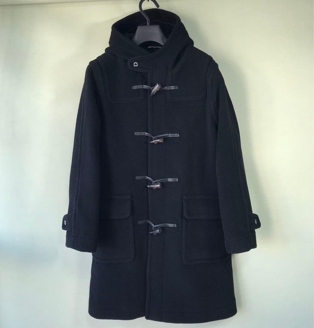 INVERTEREインバーティア ダッフルコート36ブラック英国製 - メルカリ