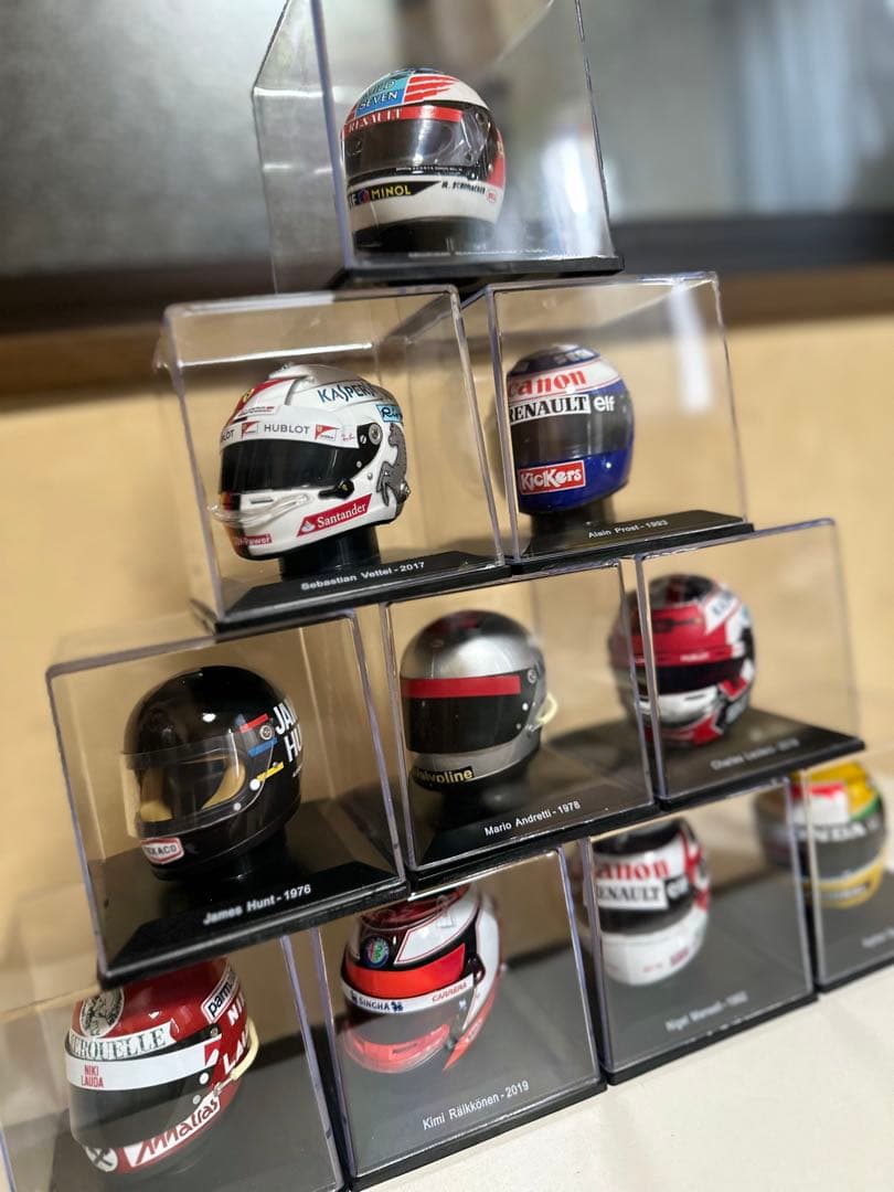 フルセット、ビッグスケールF1コレクション 1／5スケールヘルメット