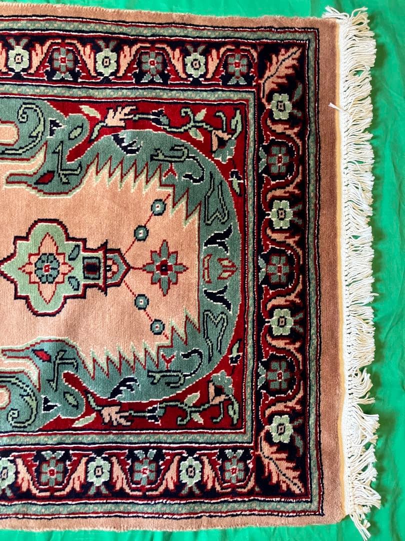 ペルシャ絨毯 ウール 130cm×77.5cm