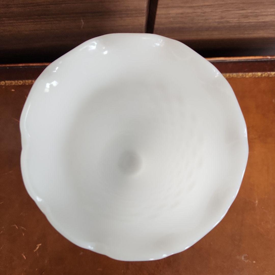 ビンテージ ファイヤーキング ホブネイル フラワーベース ミルクガラス