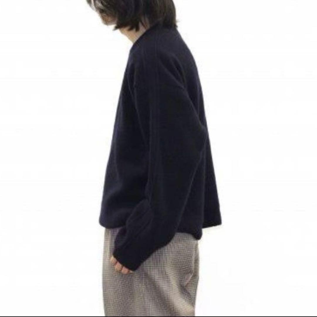 トップス YOKE 19AW 7G ALPACA WOOL KNIT YOKE(ヨーク) 19AW 7G ALPACA WOOL CARDIGAN RIB STITCH KNIT アルパカ