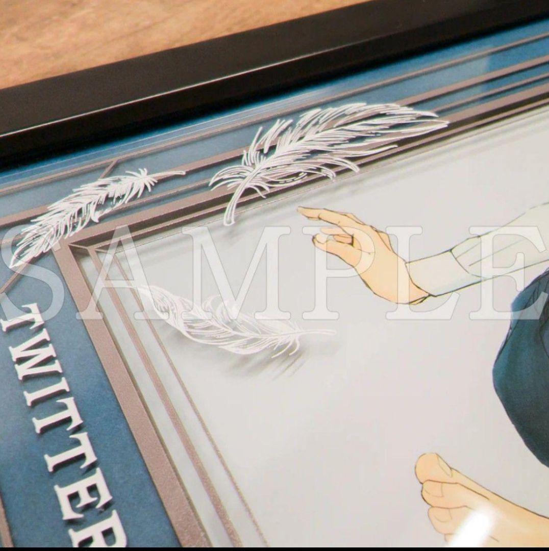 囀る鳥は羽ばたかない キャラファイングラフ オーバーレイ 高精細額装