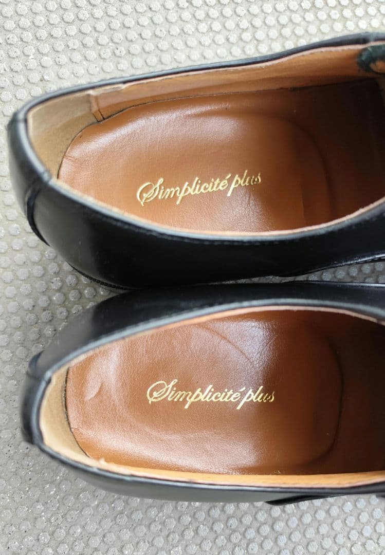 日本製　ストレートチップ　内羽根　本革　26.5cm　ドレスシューズ　革靴