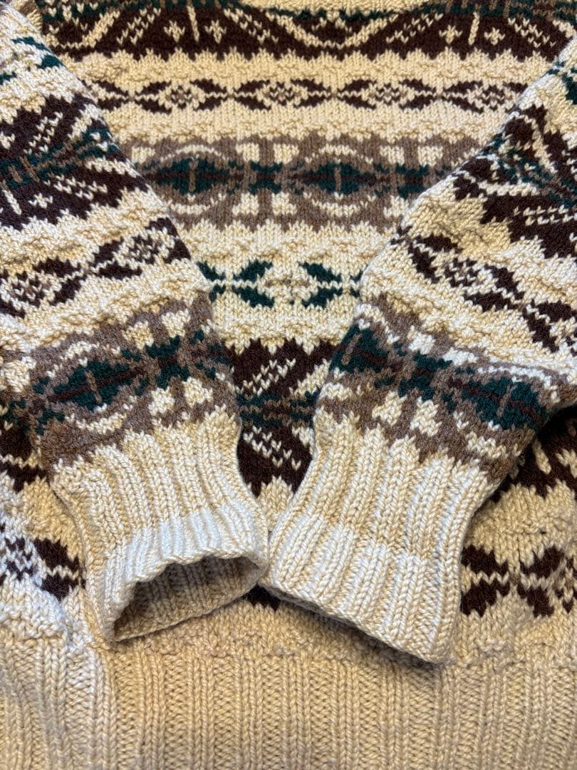 ポロカントリー ハンドニットM ラルフローレン RRL フェアアイル