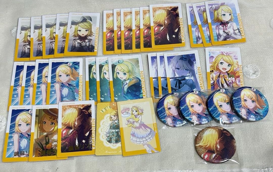 鏡音リン プロセカ エピカ 缶バッジ 箔押し - メルカリ